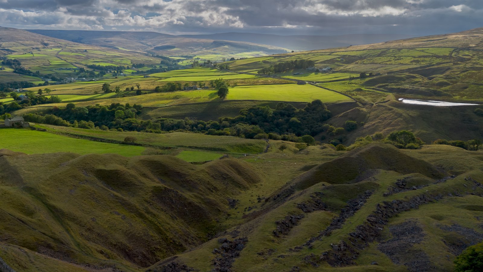 Weardale in Light and Shadow - a photography print from NorthernPixl
