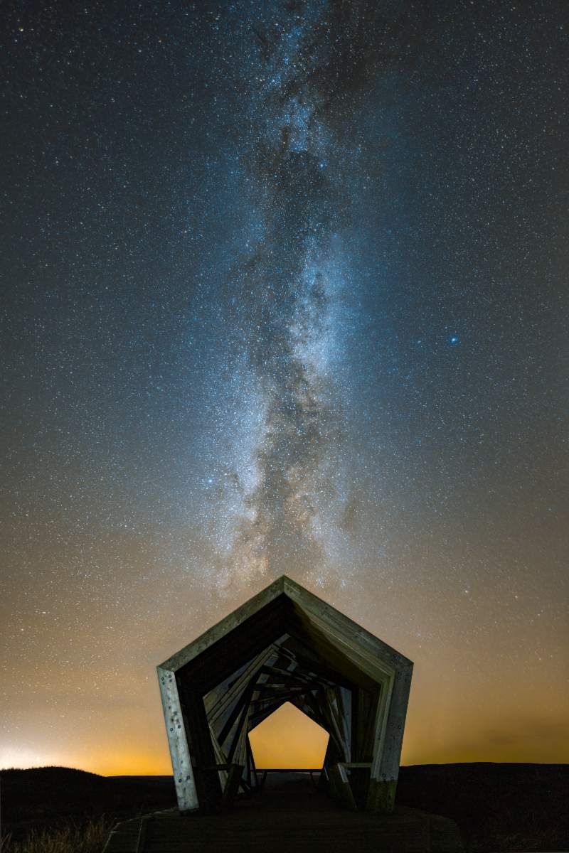 Milky Way Over Blakehope Nick