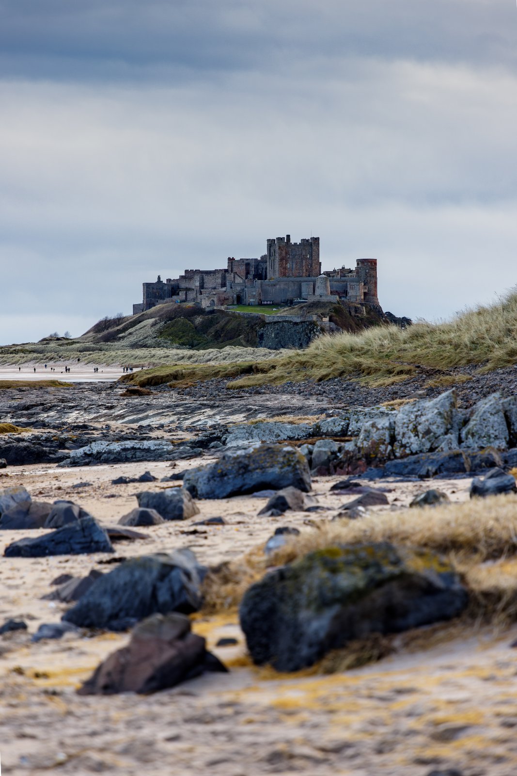 Bamburgh Castle from the Shore - a photography print from NorthernPixl