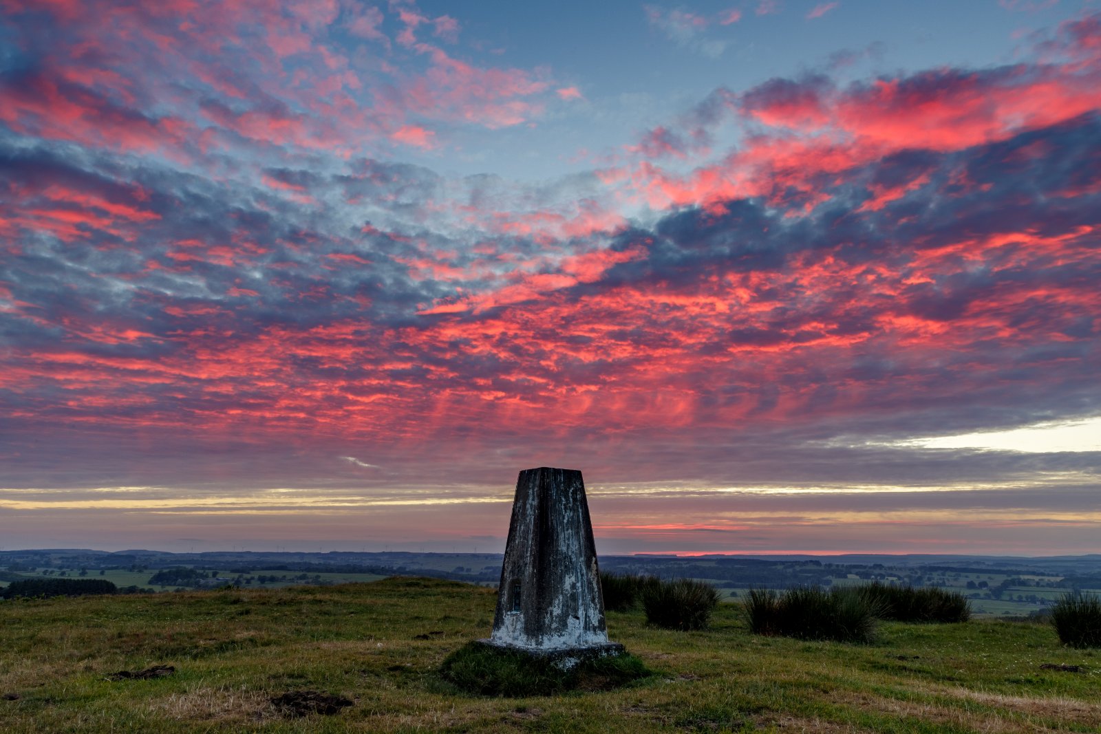 Fire in the Sky, Northumberland - a photography print from NorthernPixl