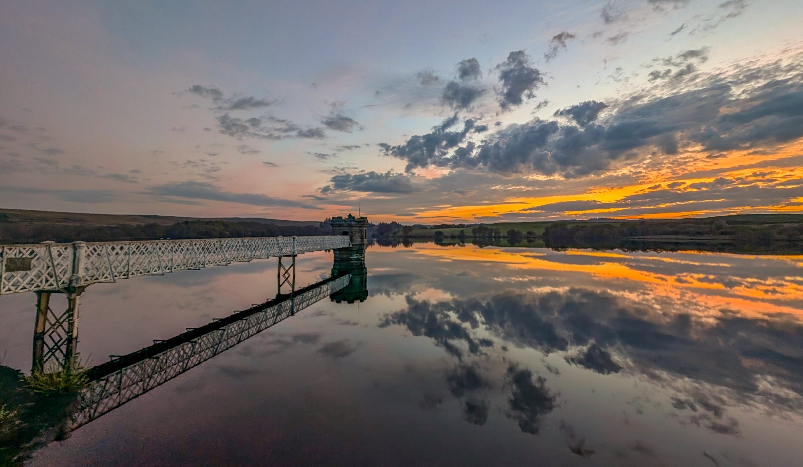 Fontburn Reservoir at Sunset - a photography print from NorthernPixl