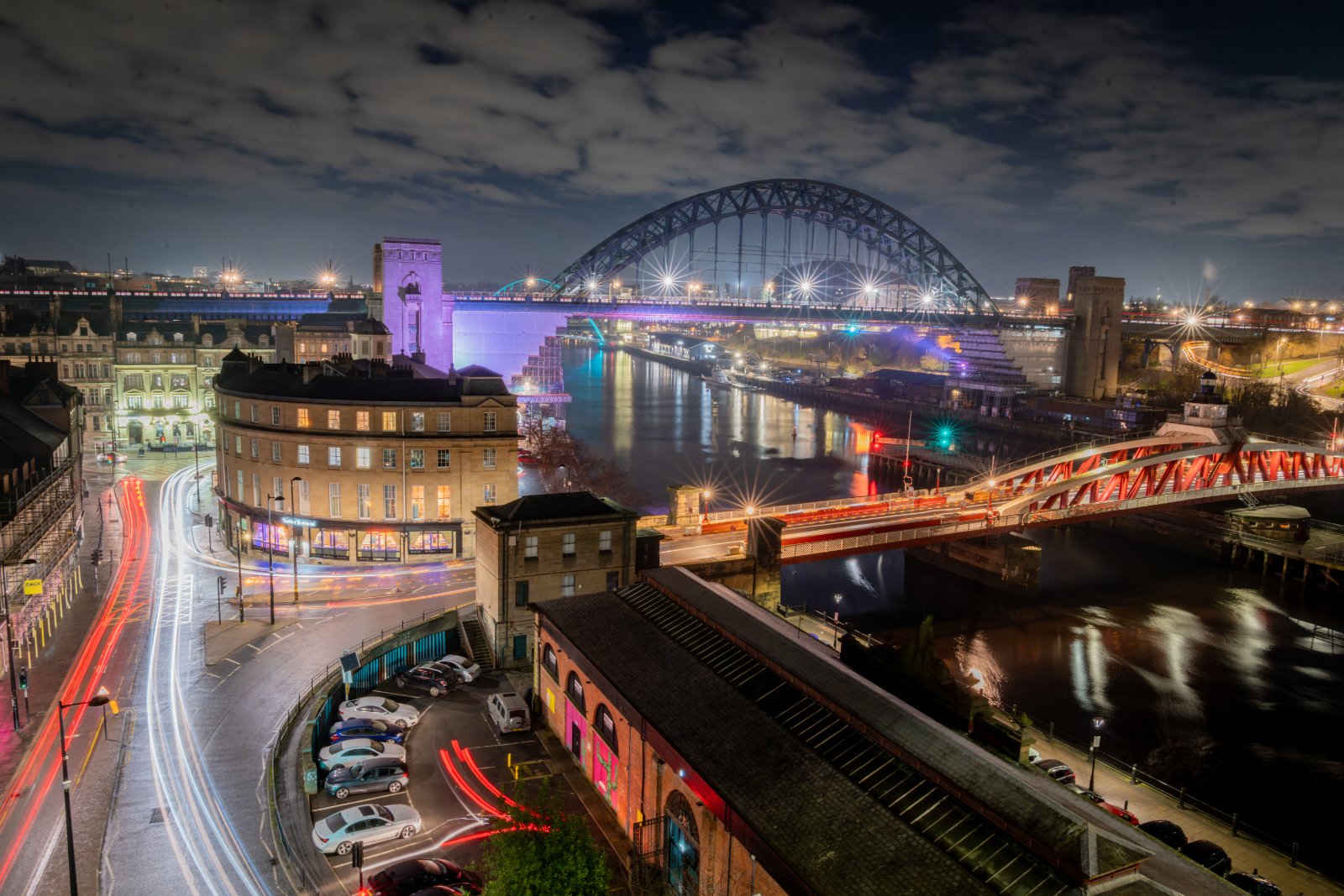 Tyne Bridge by Night - a photography print from NorthernPixl